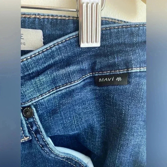 Mavi 34/32 Jake Slim Leg Skinny Jeans Medium Blue Wash Stretchy Men’s Pants - Picture 2 of 14